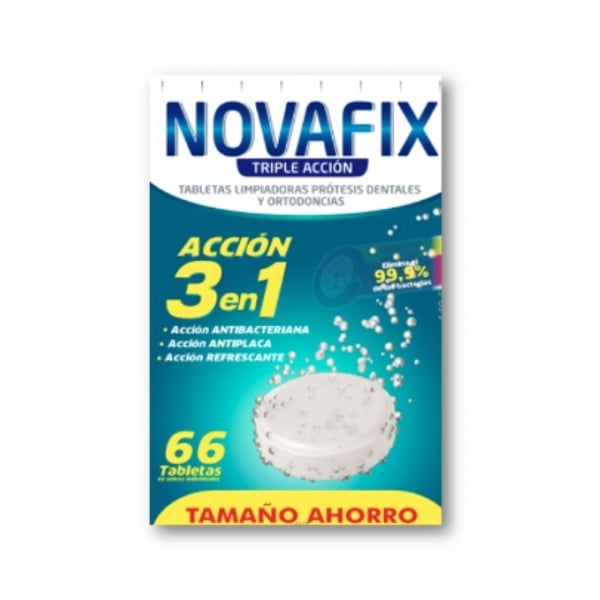 Novafix Past Limp 3em1 Eferv Prot Dentx66,  