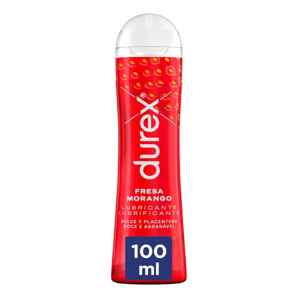 Durex Morango Gel Lubrificante 100Ml,  