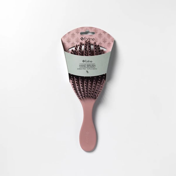 Farline Esc Cab Duplo Dente Grd Rosa