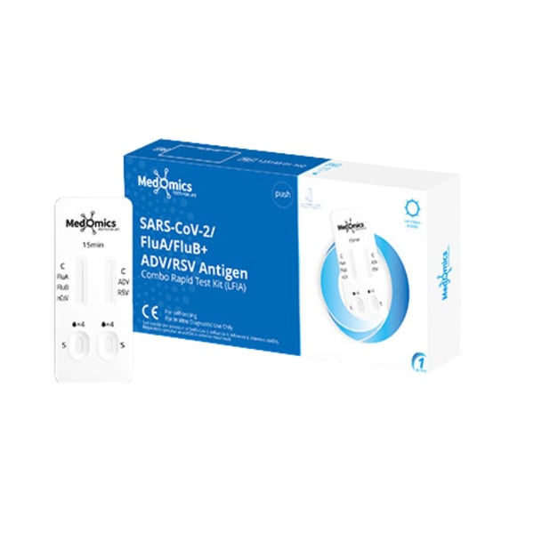 Medomics KitTestSARSCoV2/FluA/B/ADV/RSV,