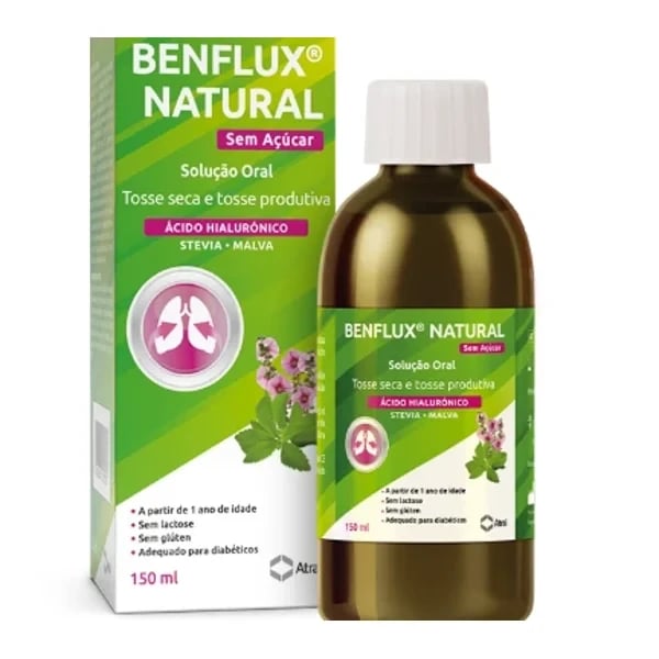 Benflux Natural Sol Oral S/Açucar 150Ml