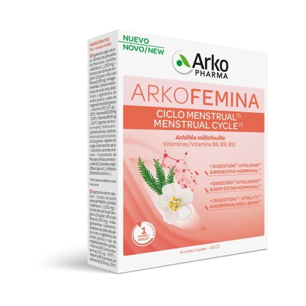 Arkofemina Ciclo Menstrual Comp X30,   comps