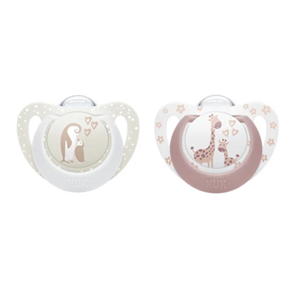 Nuk First Choic Chu Ping+Giraf 0-6M X2, 1