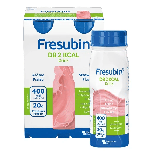 Fresubin DB 2Kcal Drink Morango 4X200Ml,