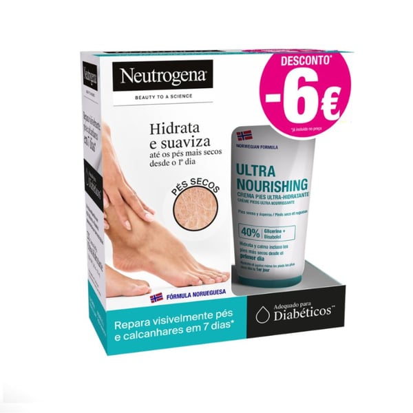 Neutrogena Pes Cr Ultr Hidra100MlX2 -6€, 1