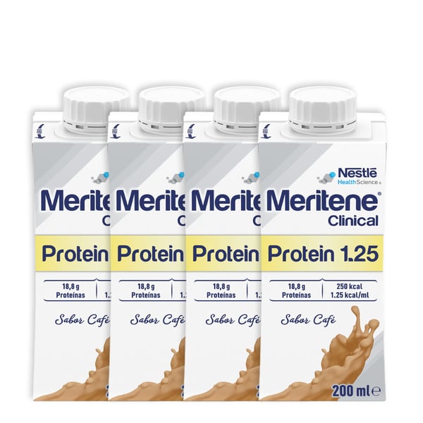 Meritene Clinical Prot1.25 SolCafe200X4,   x 4