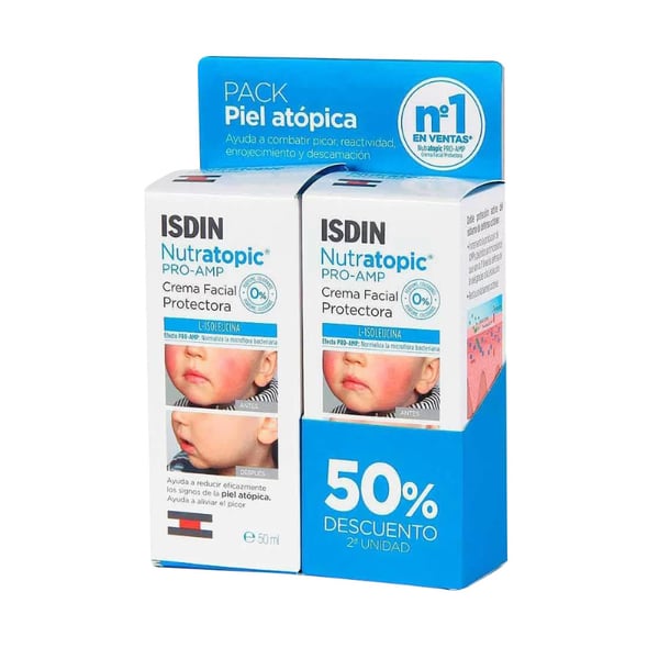 Isdin Nutratopic ProAMP CrFac50X2-50%2U, 1