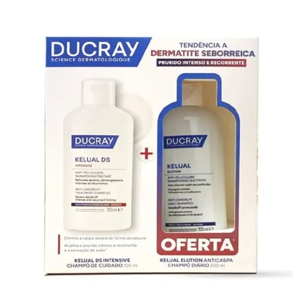 Ducray Kelual DS Int Ch100+OfCh Elut200, 1