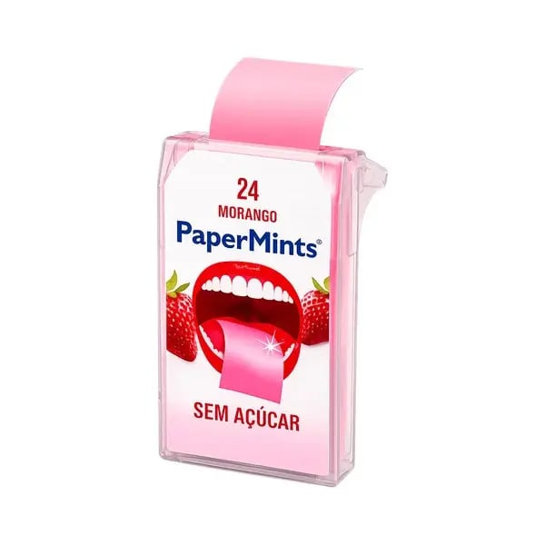 PaperMints Folh Refresc Halit MorangX24