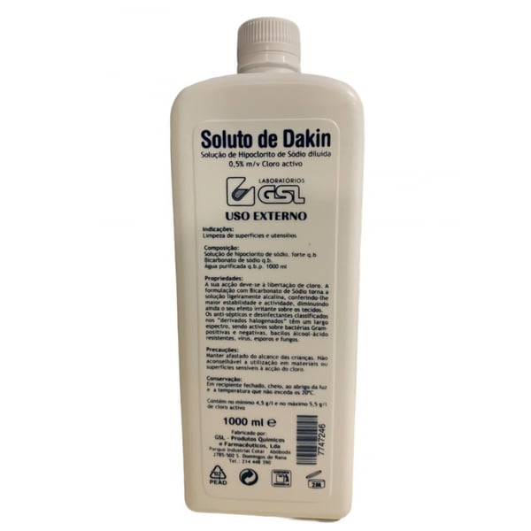 Soluto Dakin Sol 1 L Gsl