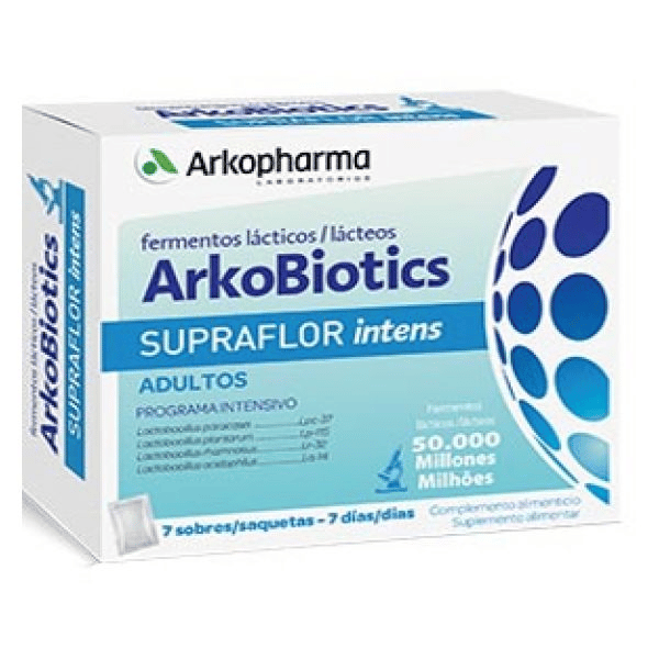 Arkobiotics Supraf Intens Saq 70g X 7,   pó sol oral saq