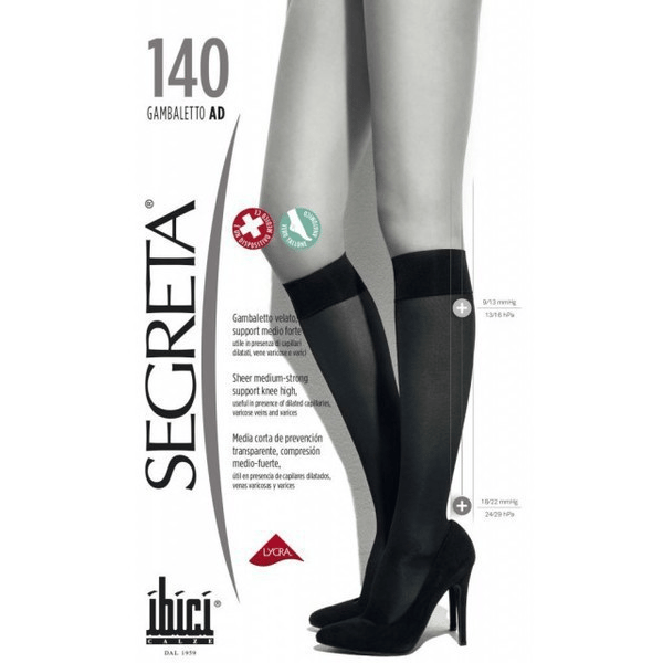 Ibici Segreta 140 Meia Ad Preto T1,  