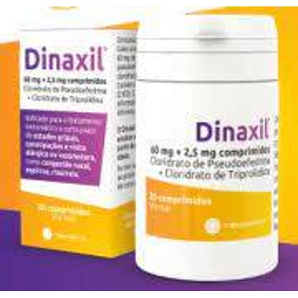 Dinaxil, 60/2,5 mg x 20 comp