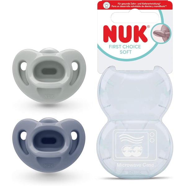 Nuk First Choic Soft Chu Verd/Az 0-6MX2, 1