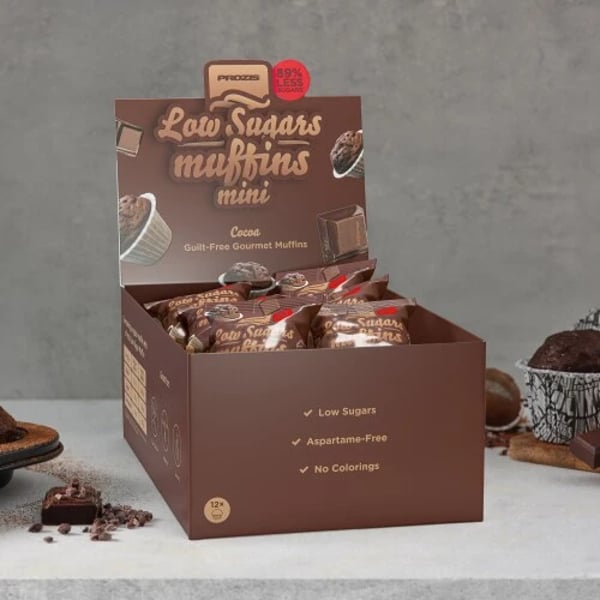 PROZIS Mini Muffins Baixos em Açúcares Cacau