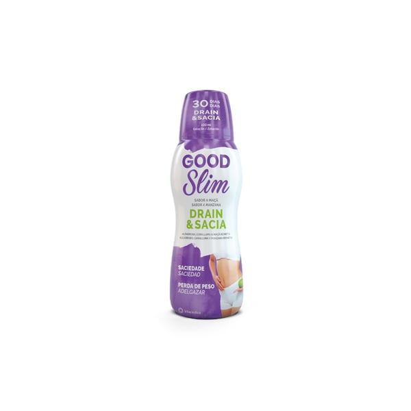 Good Slim Drain & Sacia Sol Maçã 600Ml